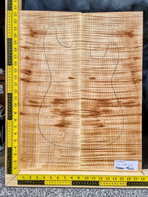 Flame Birdseye Maple Bookmatched Set
