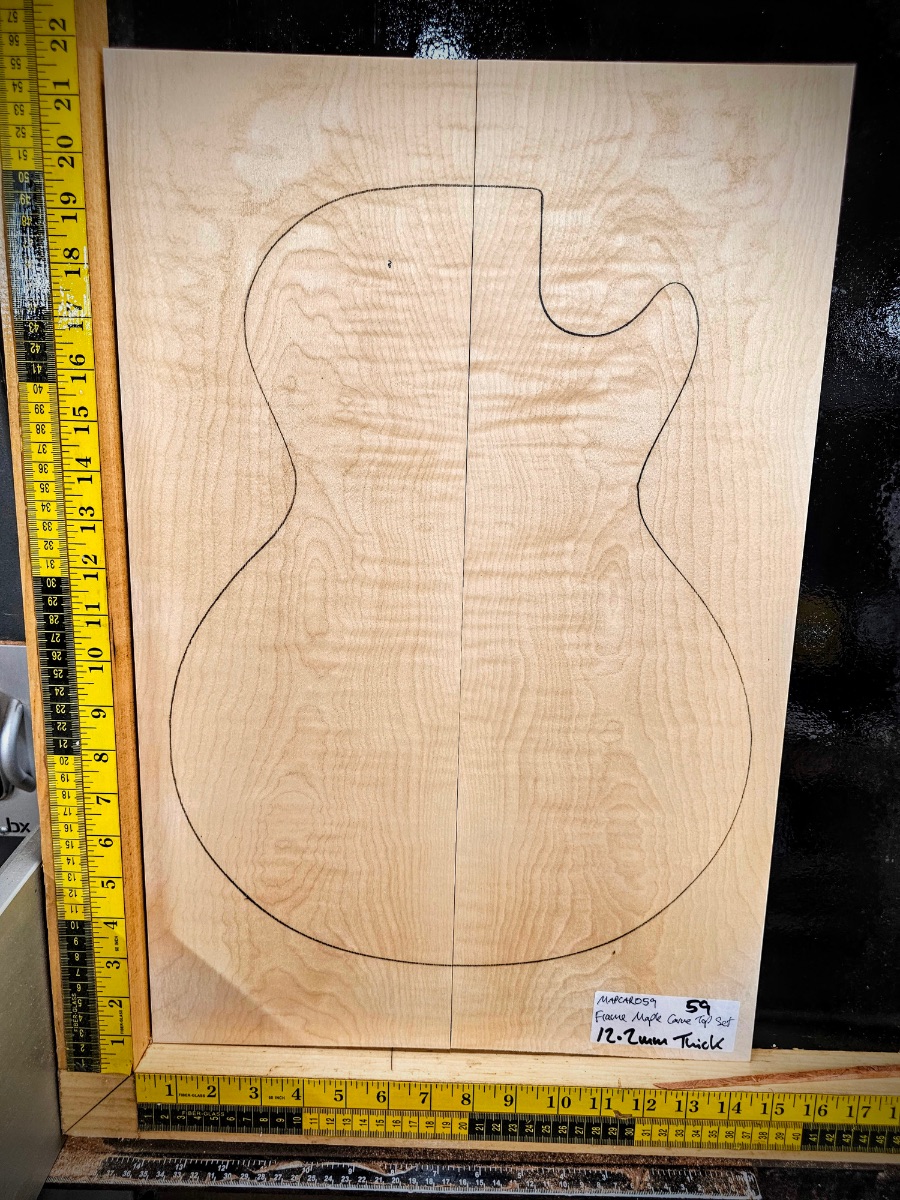 Flame maple guitar body deals