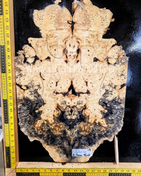 Buckeye Burl bookmatched guitar top set