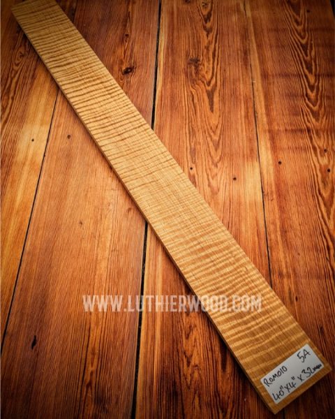 5A Roasted Flame Maple Guitar & Bass Neck Blank