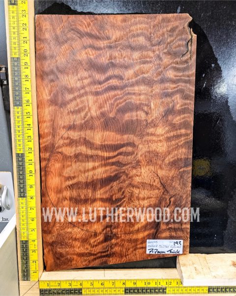Ancient Quilted Redwood One Piece Guitar Top Set