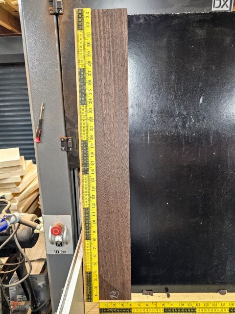 Wenge Quartersawn Neck Blank 30" Long