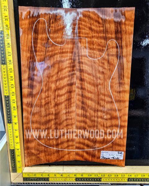 Ancient Quilted Redwood Bookmatched Set