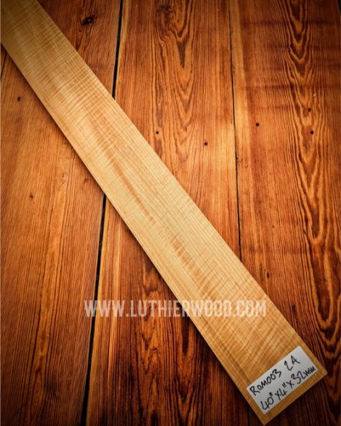 2A Roasted Flame Maple Guitar & Bass Neck Blank