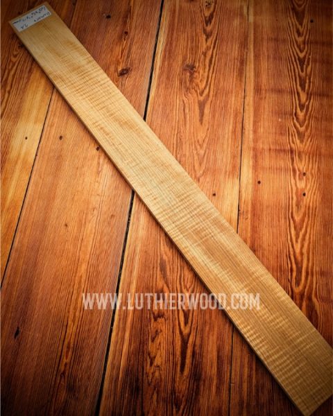 2A Roasted Flame Maple Guitar & Bass Neck Blank