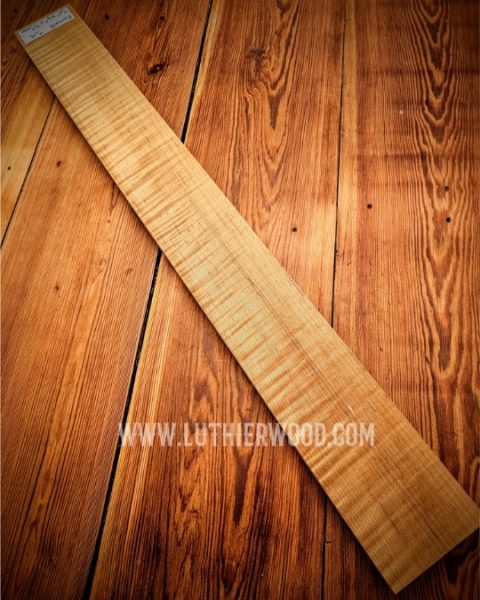 3A Roasted Flame Maple Guitar & Bass Neck Blank