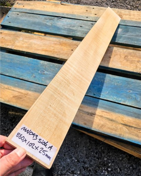 Flame Maple Guitar Neck Blank