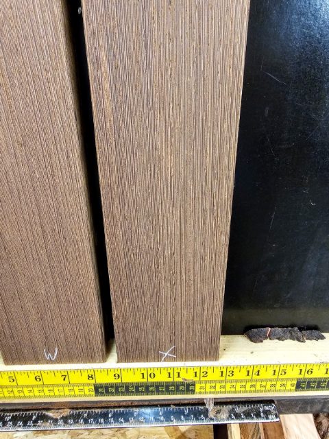 Wenge Quarter Sawn Neck Blank