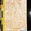 Flame Maple Carve Top One Piece Guitar Top Set