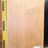 American Red Alder Electric Guitar Two Piece Body Blank