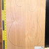 American Red Alder Electric Guitar Two Piece Body Blank