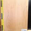 American Red Alder Electric Guitar Two Piece Body Blank