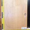 American Red Alder Electric Guitar Two Piece Body Blank