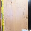 American Red Alder Electric Guitar Two Piece Body Blank