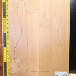 American Red Alder Electric Guitar Two Piece Body Blank