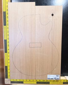 American Red Alder Electric Guitar Two Piece Body Blank