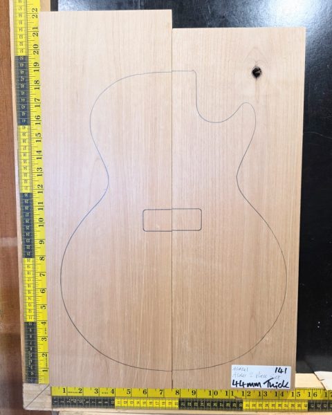 American Red Alder Electric Guitar Two Piece Body Blank