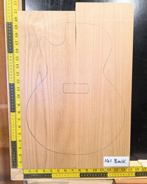 American Red Alder Electric Guitar Two Piece Body Blank