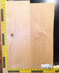American Red Alder Electric Guitar Two Piece Body Blank