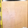 American Red Alder Explorer Sized Guitar Making Body Blank Set