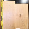 American Red Alder Explorer Sized Guitar Making Body Blank Set