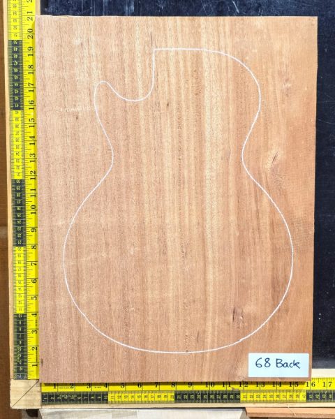Mahogany Guitar & Bass Body Blank, One Piece Prime Grade
