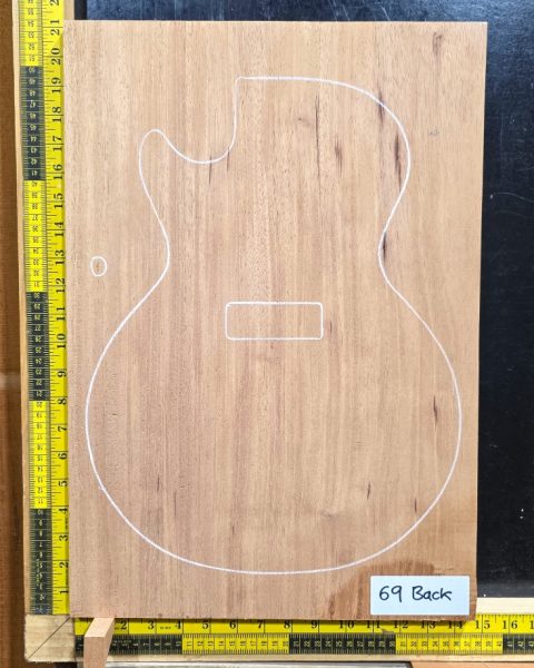 Mahogany Guitar & Bass Body Blank, One Piece Prime Grade