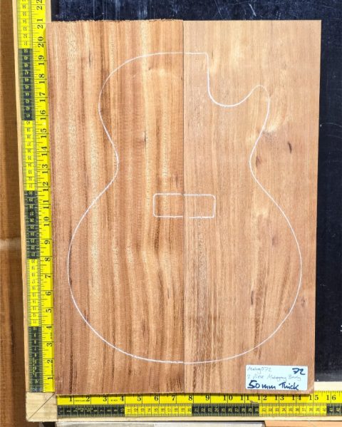 Mahogany Guitar & Bass Body Blank, Two Piece Prime Grade