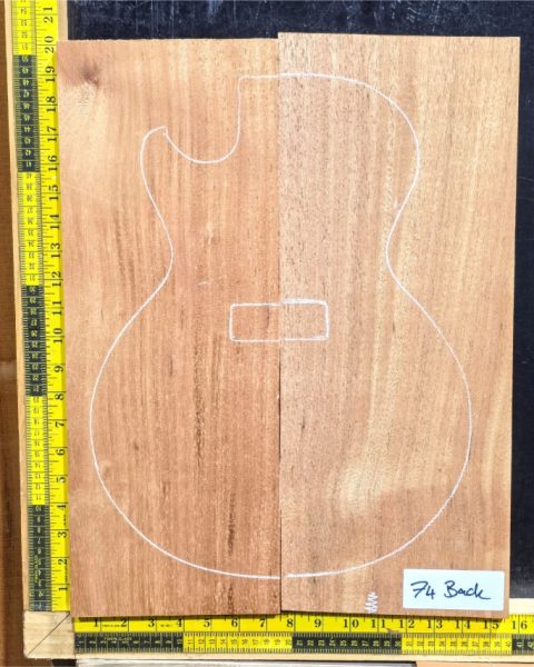 Mahogany Guitar & Bass Body Blank, Two Piece Prime Grade